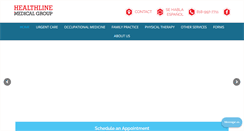 Desktop Screenshot of healthlinemedgroup.com